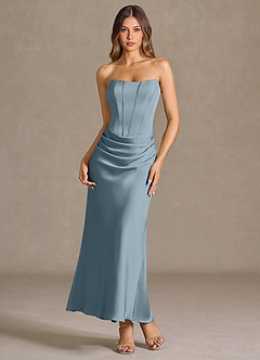 Vestido Azul Pálido Largo Katelyn image3