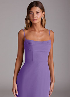 Azazie Saige Bridesmaid Dresses Tahiti A-Line Off the Shoulder Chiffon Convertible Dress image2