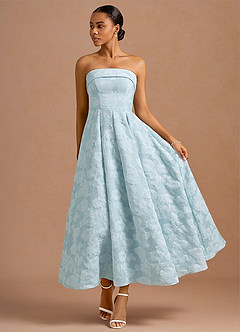 Clementine Pale Blue Maxi Dress image3