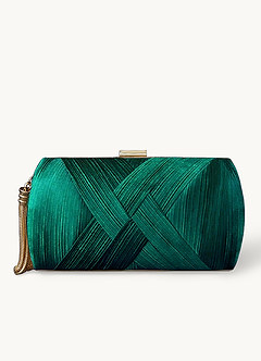 front Gorgeous Tassels Clutch Bag