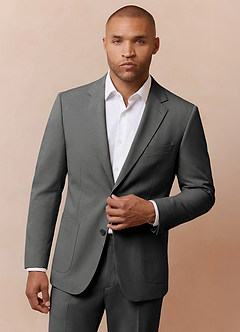 front Owen Carbón Traje de pantalón ligero a medida