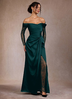 Abito Lungo Verde Foresta Gizela image4