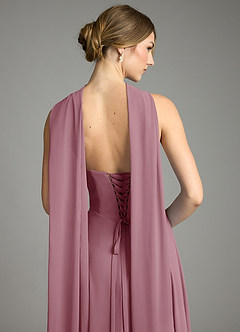 Azazie Ayla Bridesmaid Dresses Vintage Mauve A-Line Sweetheart Neckline Chiffon Dress image12