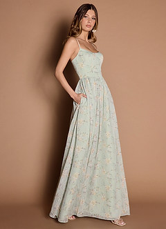 Paulina Mint Multi Maxi Dress image5