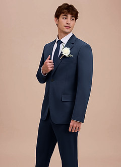 Ethan Dark Navy Refined Weave Suit Jacket