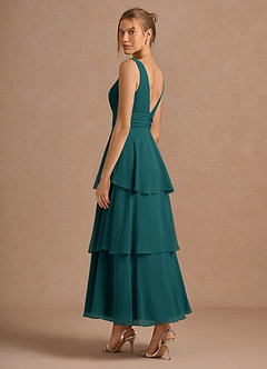 Robe Mi-Longue Paon Melisande image2
