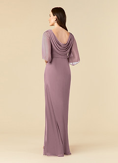 Azazie Magdalene Mother of the Bride Dresses Dusty Rose Sheath Sequins Mesh Dress image3