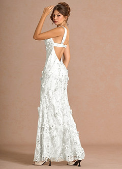 Girella White Maxi Dress image4