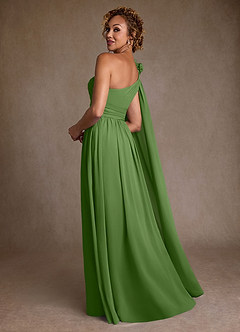 Azazie Lancaster Suknie dla Matki Panny Młodej Linia A Jedno ramię Szyfon Długość podłogi Sukienka image2