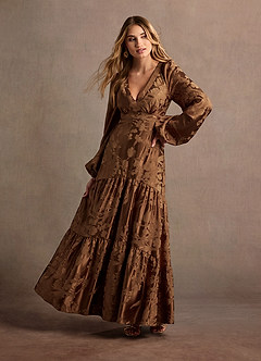 Melissa Coco Long Sleeve Maxi Dress image3