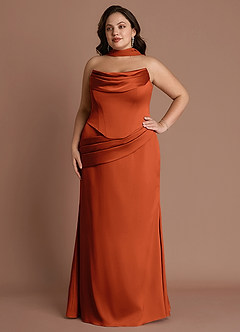 Sorrel Rust Corset Two-Piece Sets image7