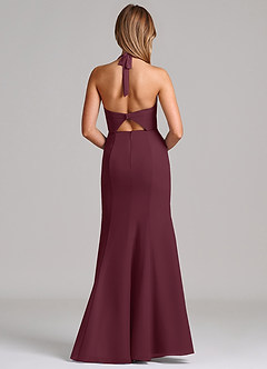 Azazie Emeria Suknie dla druhen Syrena Dekolt w kształcie serca Szyfon Do ziemi Sukienka image2