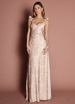 Chelsea Blush Garden Print Maxi Dress image3
