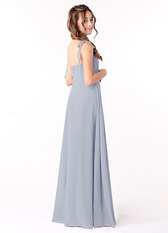 Azazie Rosey Junior Dusty Lavender A-Line Sweetheart Neckline Chiffon Dress image2