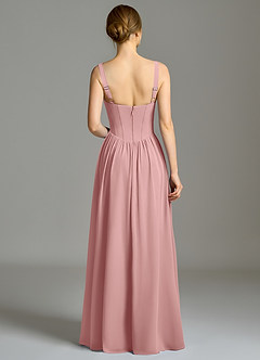 Azazie Porscha Suknie dla druhen Linia A Dekolt w kształcie serca Szyfon Do ziemi Sukienka image6