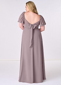 Barbie ♥ Azazie Bridesmaid Dresses Dusk A-Line Pleated Chiffon Dress image8