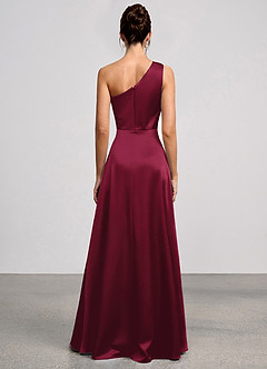 Eulalie Bundundy Luminous Satin Maxi Dress image3