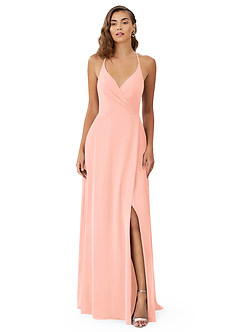 peach bellini bridesmaid dresses