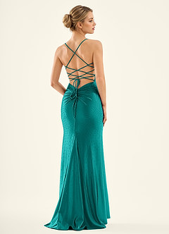 Twinkle Peacock Mermaid Prom Dress image2