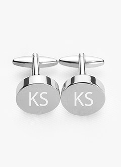 front Muokattavat pyöristetyt metalliset kalvosinnapit