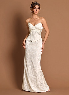 Maxi jurk Solveig Franse Witte image4