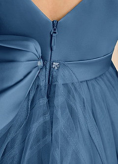 Azazie Pear Flower Girl Dresses Twilight Ball-Gown Bow Tulle Dress image7