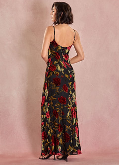 Gloria Black Multi Gown image2