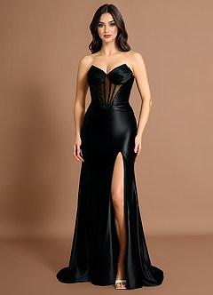 Eluned Black Maxi Dress image1