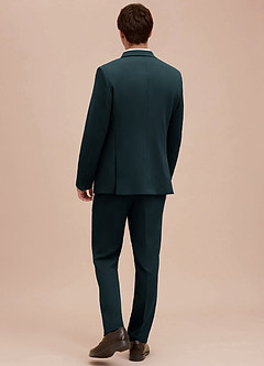 front Ethan Navy Blue Refined Weave Suit