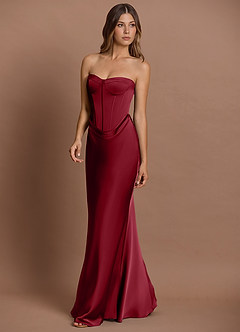 Lirielle  Maxi Klänning Merlot image4