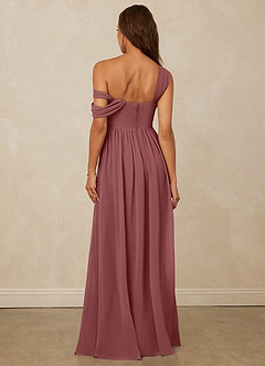 Christian Siriano Bridal for Azazie 1014 Brautjungfernkleider A-Linie Schulterfrei Chiffon Kleid Amethyst image3