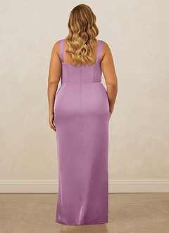 Christian Siriano Bridal for Azazie 1017 Bridesmaid Dresses Wisteria Sheath Sweetheart Neckline Stretch Satin Dress image11