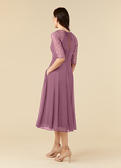 Azazie Gracelyn Klänningar till brudens mor Klänning A-Line i Spets Vintage Mauve image4