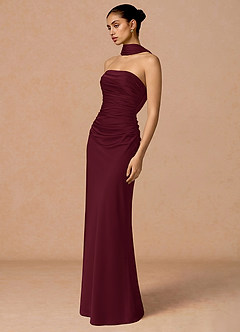 Zora Merlot Maxi Dress image4