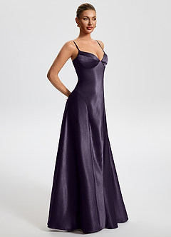 Noreen Smoky Purple A-Line Maxi Dress image3