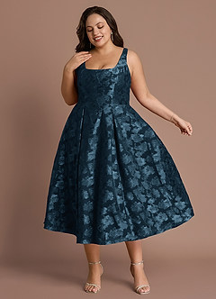 Briac 해군 미디 드레스 image12