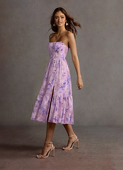 Gigi Purple Midi Dress image4