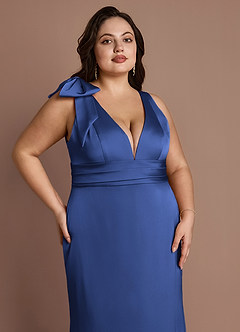 Parisa 로얄 블루 맥시 드레스 image11