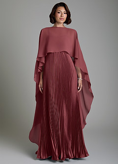 Azazie Micah Bridesmaid Dresses Merlot A-Line Corset Stretch Satin Convertible Dress image5