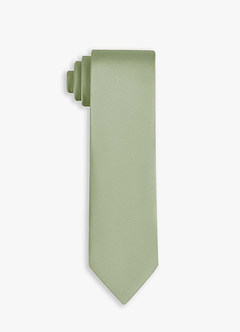 front Stretch Satin Wide Tie