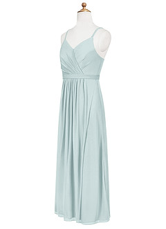 Azazie Luxy Junior Mist Pleated Mesh Dress image8