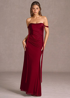Margaret Merlot Maxi Dress image3