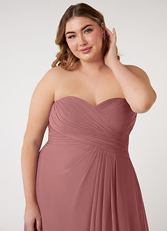 Azazie Arabella Allure Sprzedaż ostateczna Linia A Dekolt w kształcie serca Szyfon Do ziemi Sukienka image18