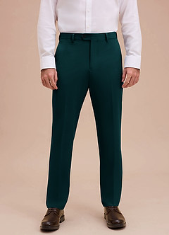 front Ethan Pine Refined Weave Dress Pants