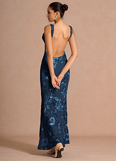 Ivellea Navy Maxi Dress image2