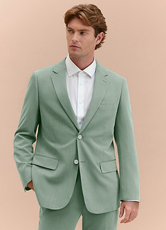 front William Dusty Sage Comfort Blend Suit Jacket