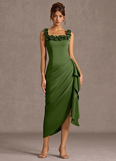Cerina Olive Green Maxi Dress image4