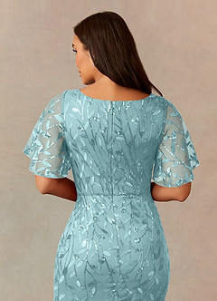 Upstudio Petaluma Final Sale Champagne Mermaid V-Neck Sequins Dress image5