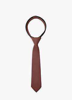 front Boy's Stretch Satin Pre-Tie