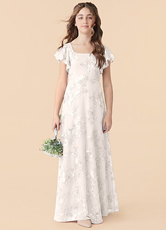 front Azazie Kiara Junior Formal Dress
